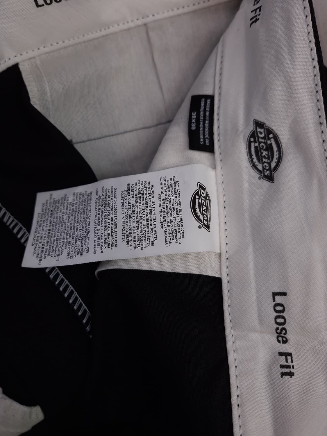 새제품급 오리지날 디키즈 더블니 블랙 팬츠 상품이미지3