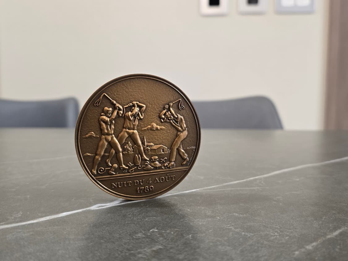 FRANCE, "NUIT DU 4 AOUT 1978" Bronze 상품이미지9