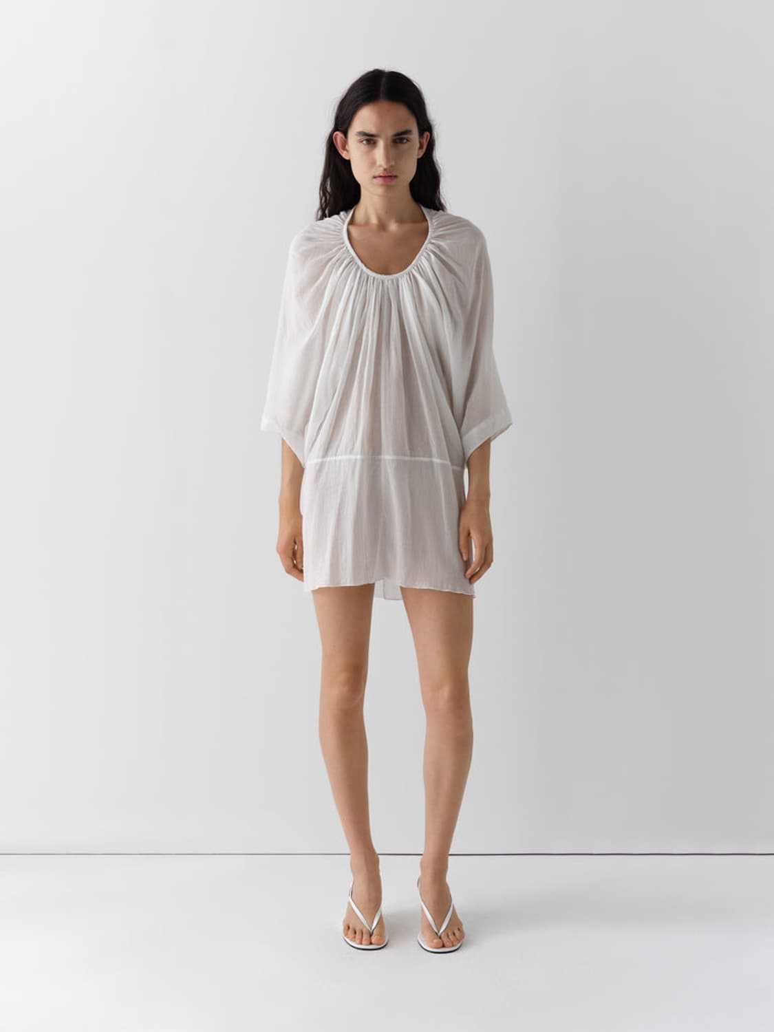 [XS,S,M]기마구아스 Ingrid 미니 드레스/화이트 상품이미지4