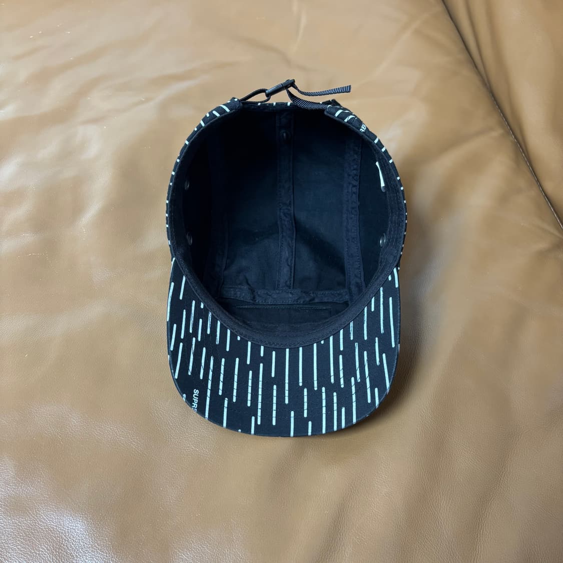 슈프림 캠프캡 모자 박스로고 밀리터리 블랙 상품이미지6