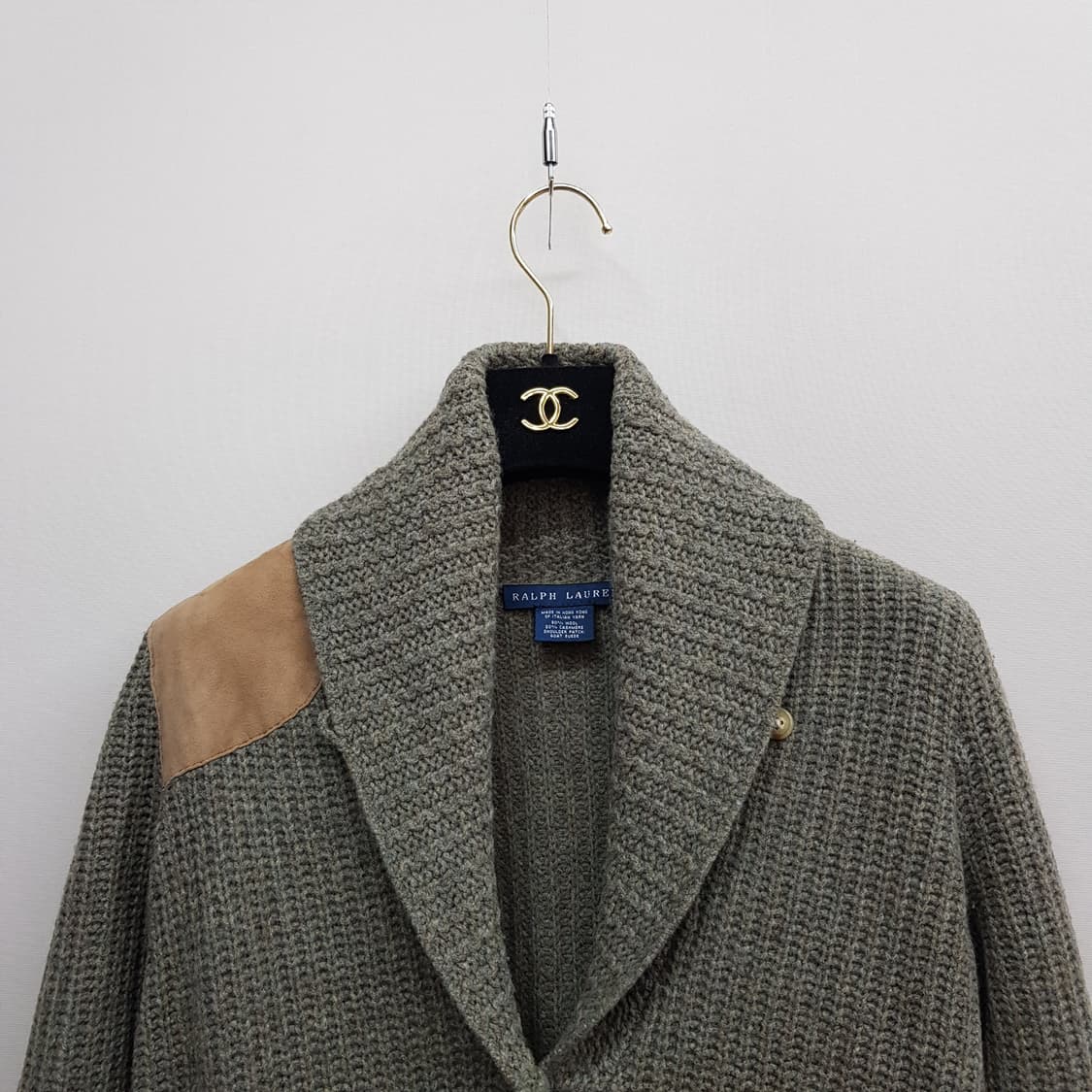랄프로렌 숄카라 울 캐시미어 니트 가디건 XS사이즈 상품이미지2
