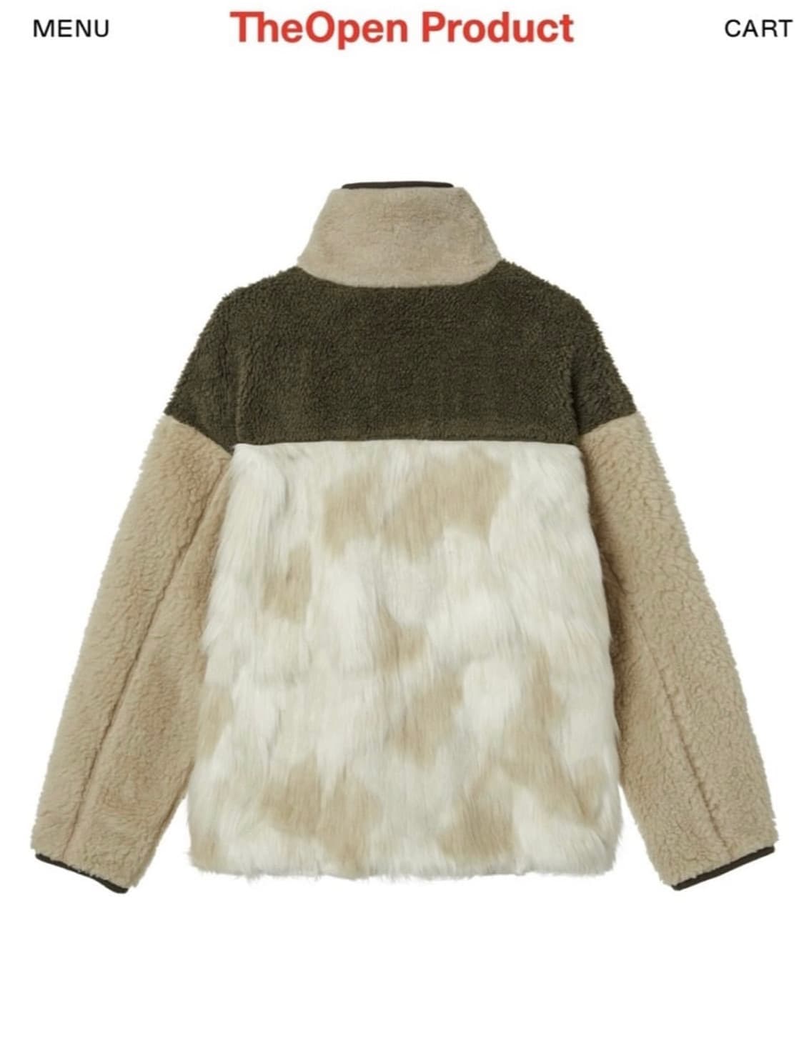 더오픈프로덕트 폭스퍼 후리스 상품이미지3