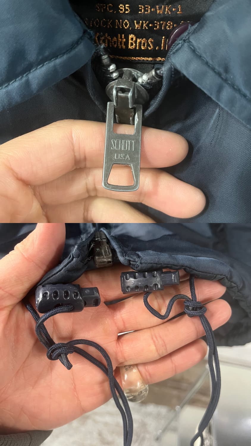 90s Schott tanker bomber jacket 상품이미지7