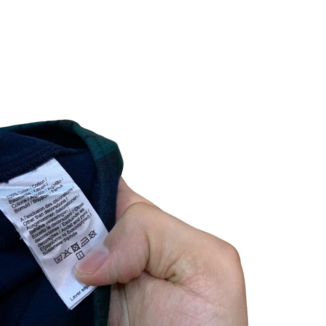 라코스테 네이비체크 셔츠자켓 상품이미지4