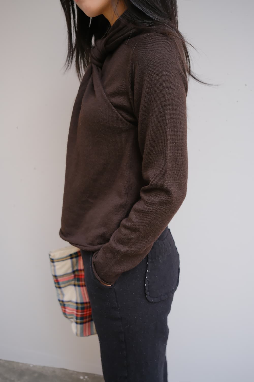 Boiled wool dot lining pants  상품이미지3