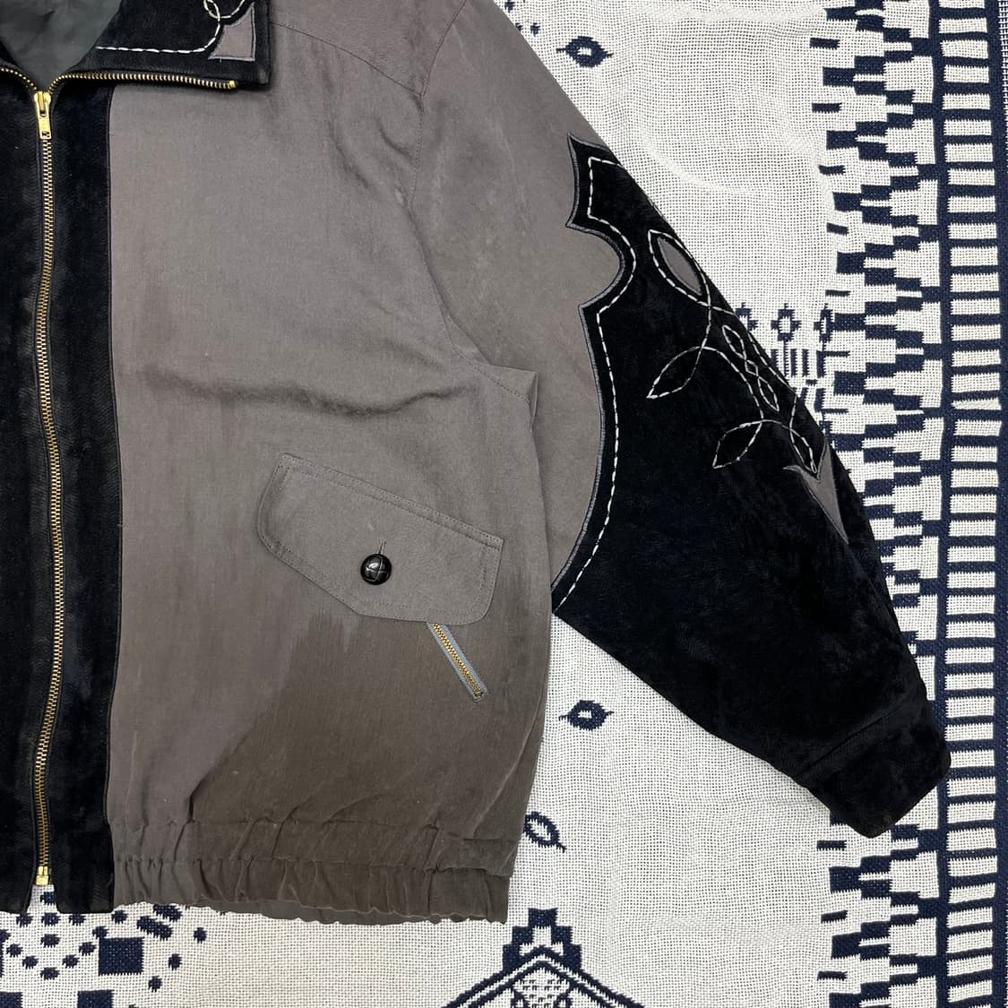 [M] VTG JPN 웨스턴 패턴 자켓 상품이미지7