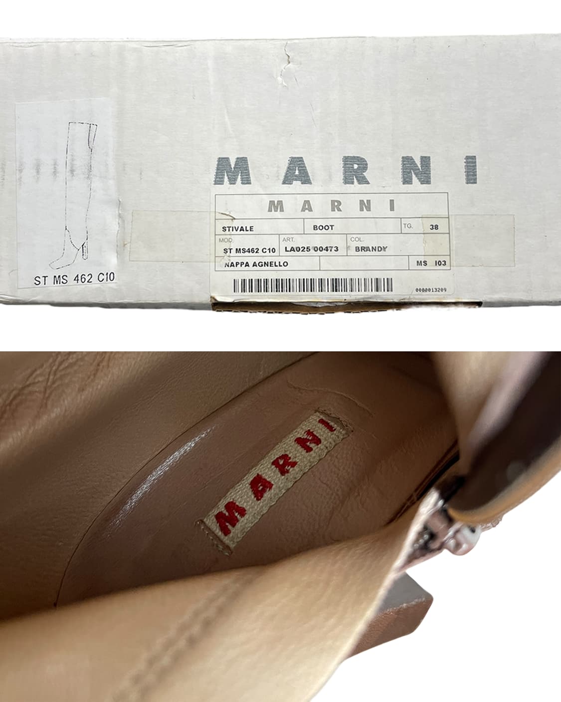 마르니 03AW 오버 더 니 부츠 상품이미지10