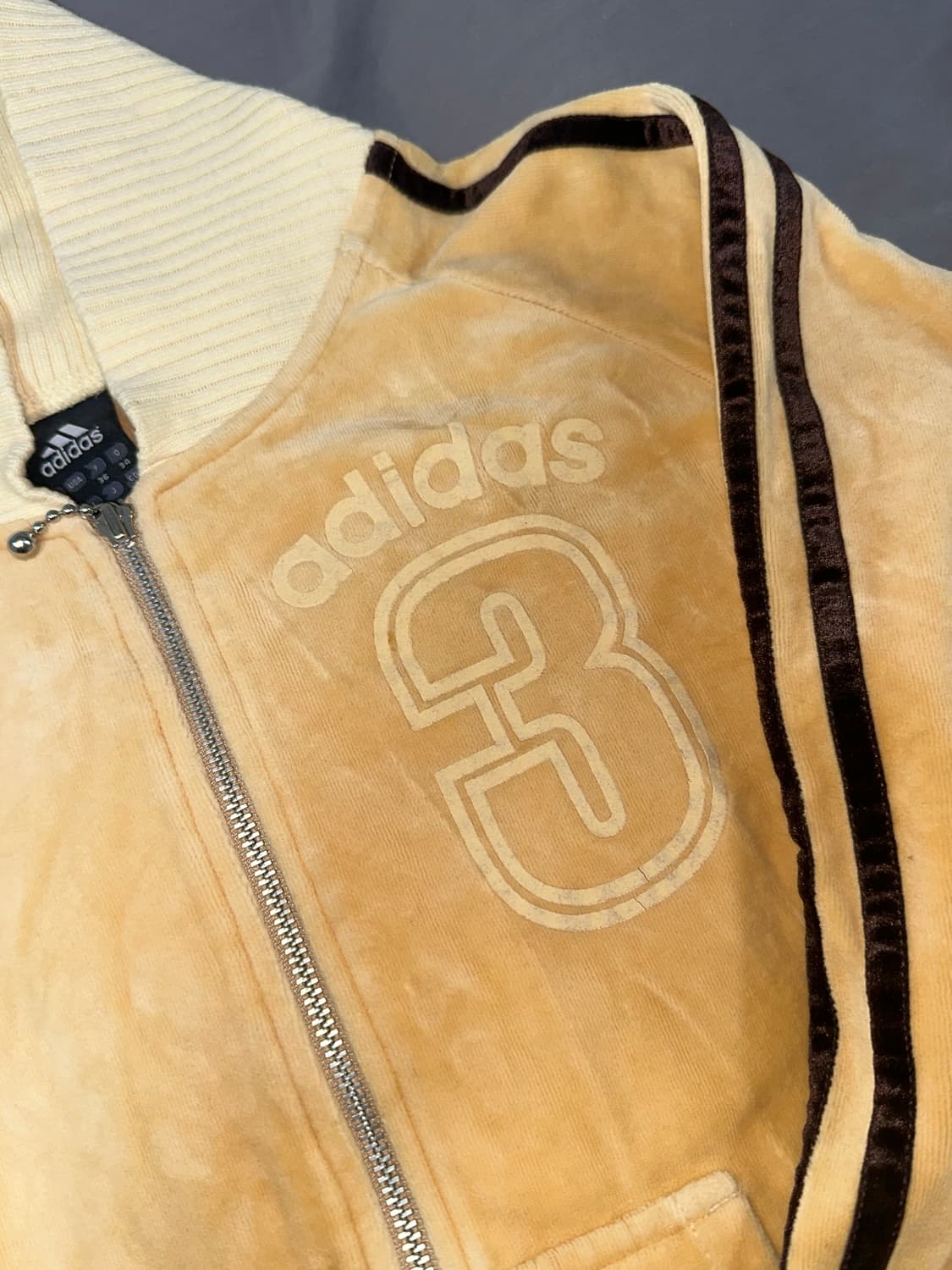 아디다스 노랑 코듀로이 져지 상품이미지2