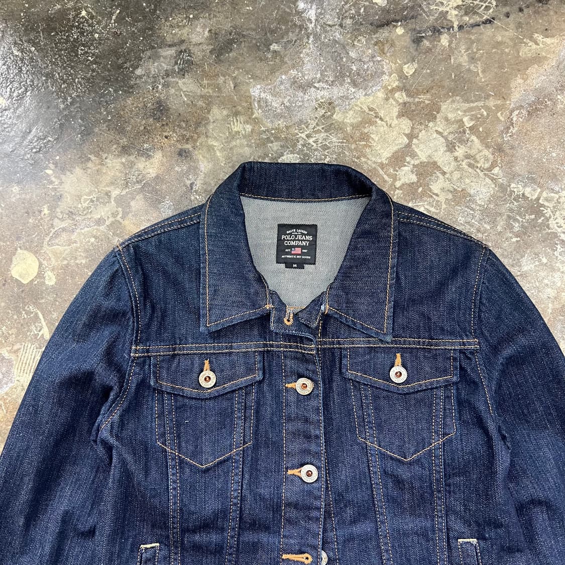 M) 폴로 랄프로렌 데님자켓 청자켓 폴로진스 청자켓 아메카지 워크웨어 상품이미지2