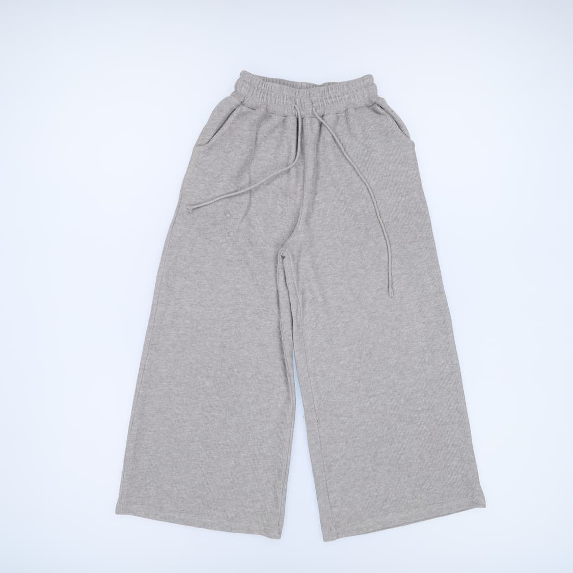 [55-66정도] 빈티지 여성 골지 와이드 밴딩 팬츠 1107HR3 상품이미지1