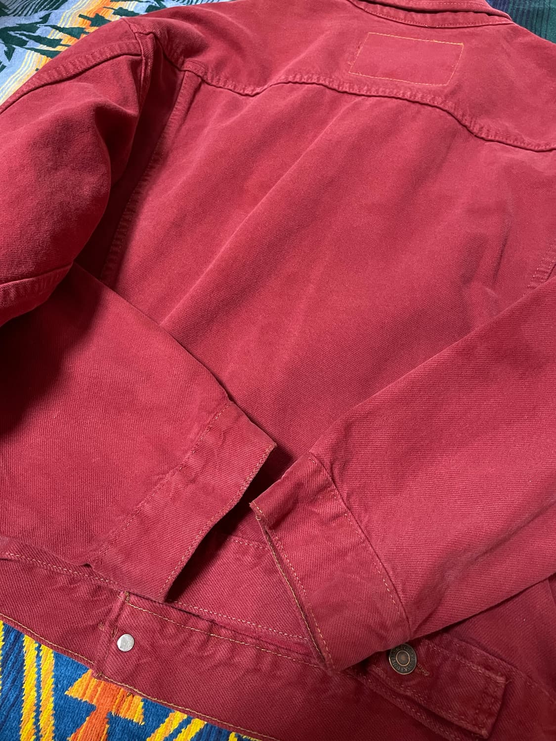 Levi's Type 3 jacket orange denim xl 상품이미지7