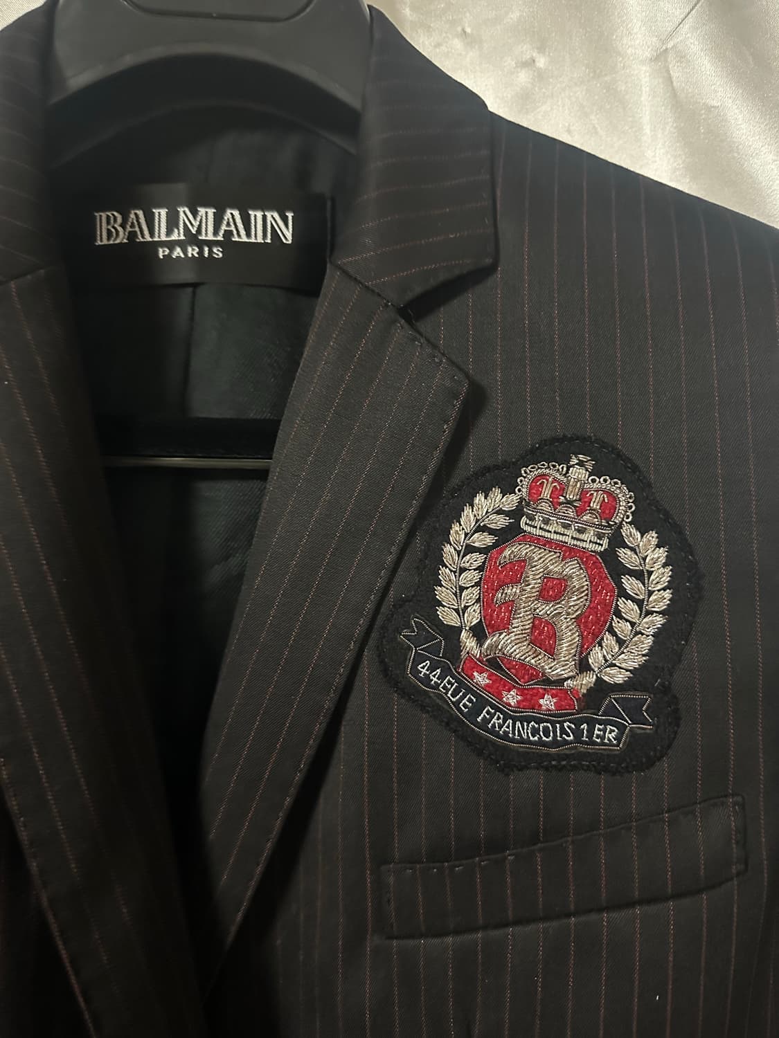 발망 11SS 데카르넹 패치 스트라이프 블레이져 자켓 상품이미지2