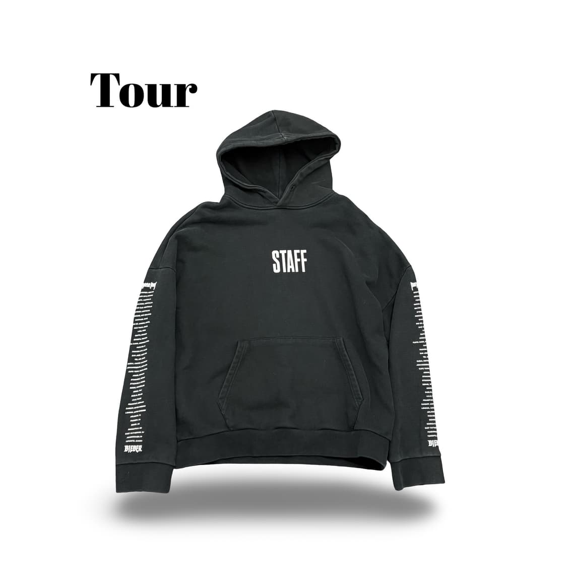 (105)저스틴 비버 퍼포즈투어후드 상품이미지1