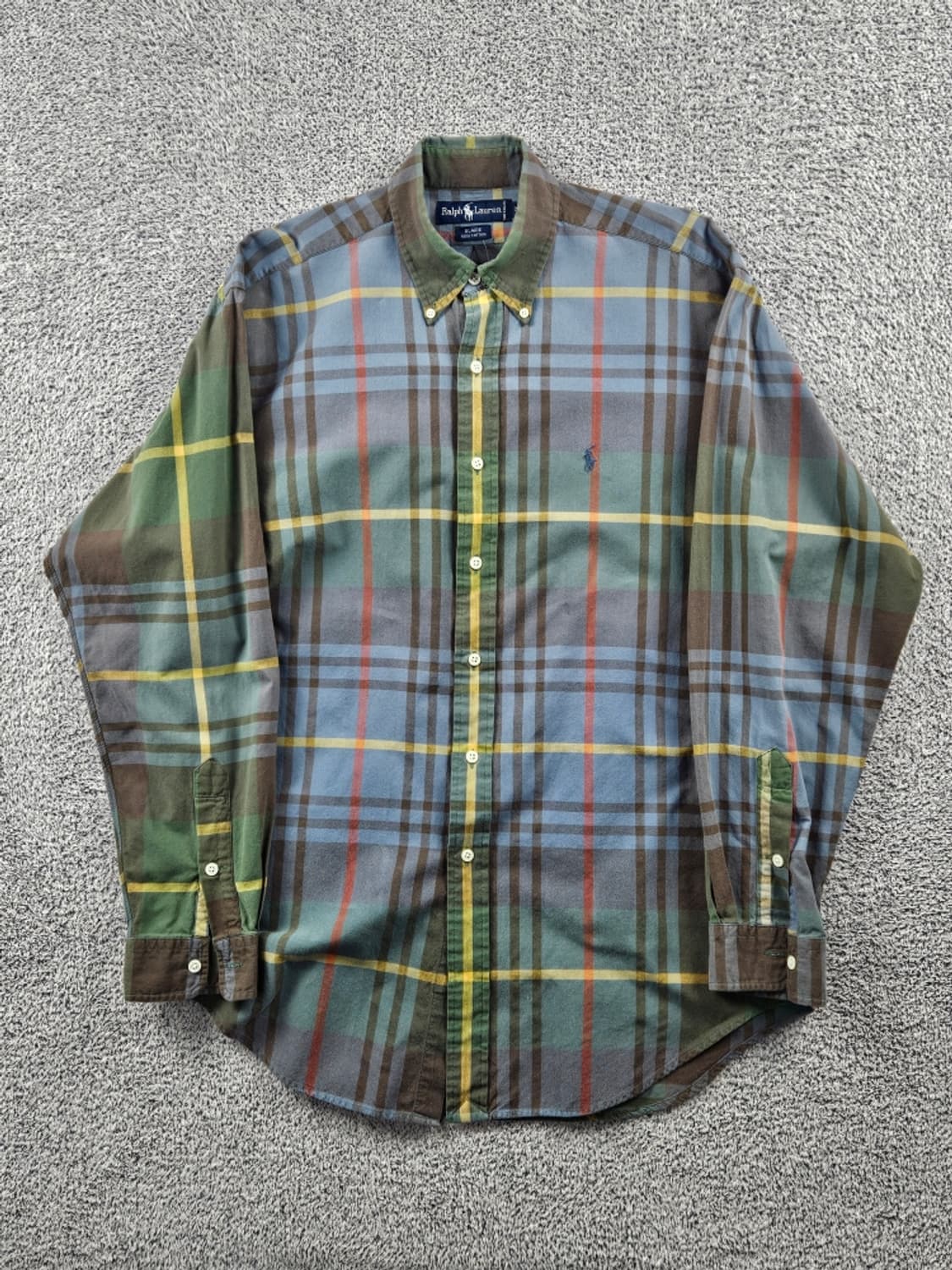 폴로랄프로렌 멀티컬러 타탄 체크 패턴 셔츠 ( M ) / 11039 상품이미지2