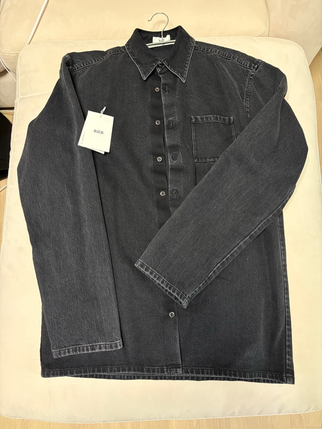 [L] 리에르 데님 셔츠 상품이미지3