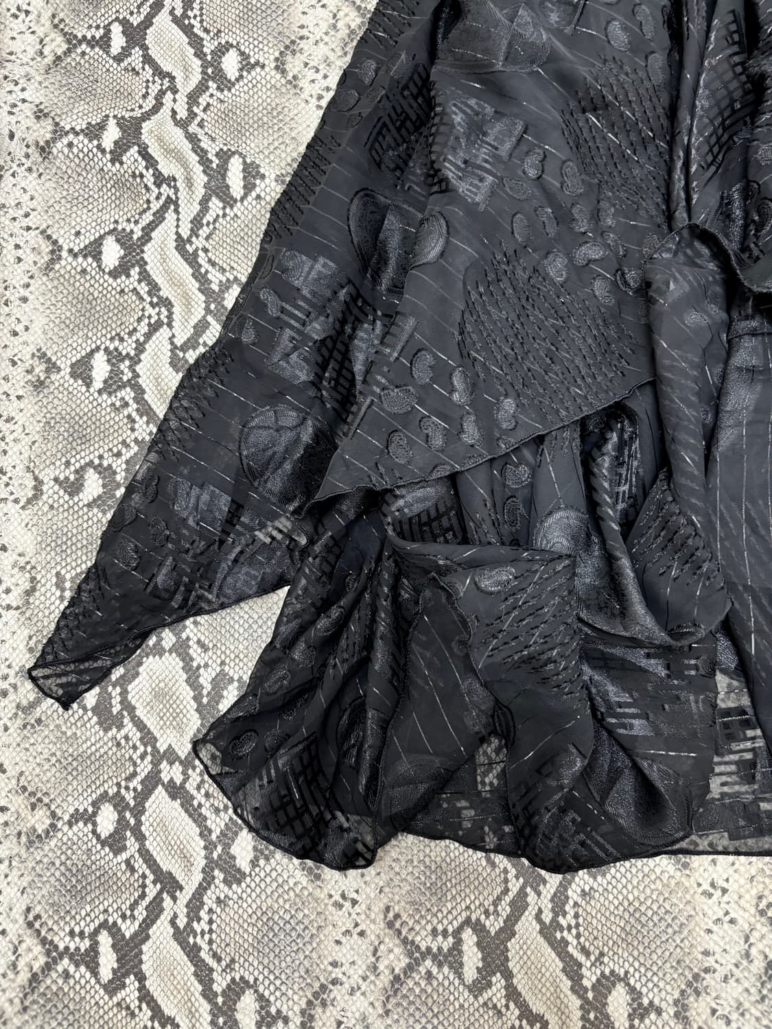 “Vintage” Goth Gothic Mood Layered Skirt 상품이미지5
