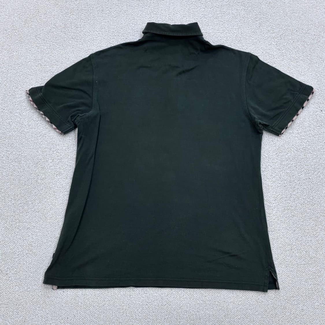 95 닥스 체크배색 반팔 카라 티셔츠 0420E 상품이미지2