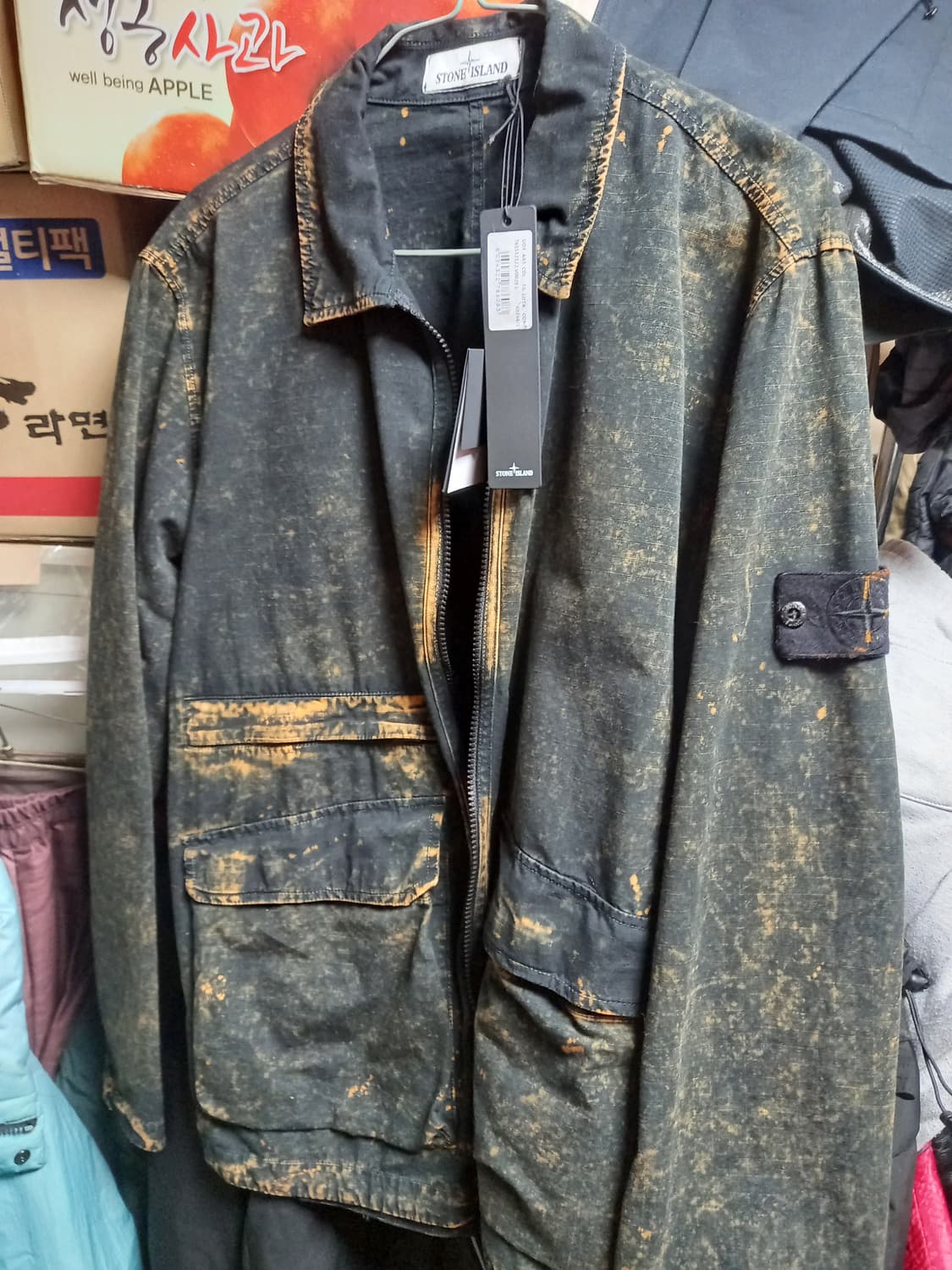 *매장정품* 스톤아일랜드 빈티지 워싱자켓100 상품이미지1