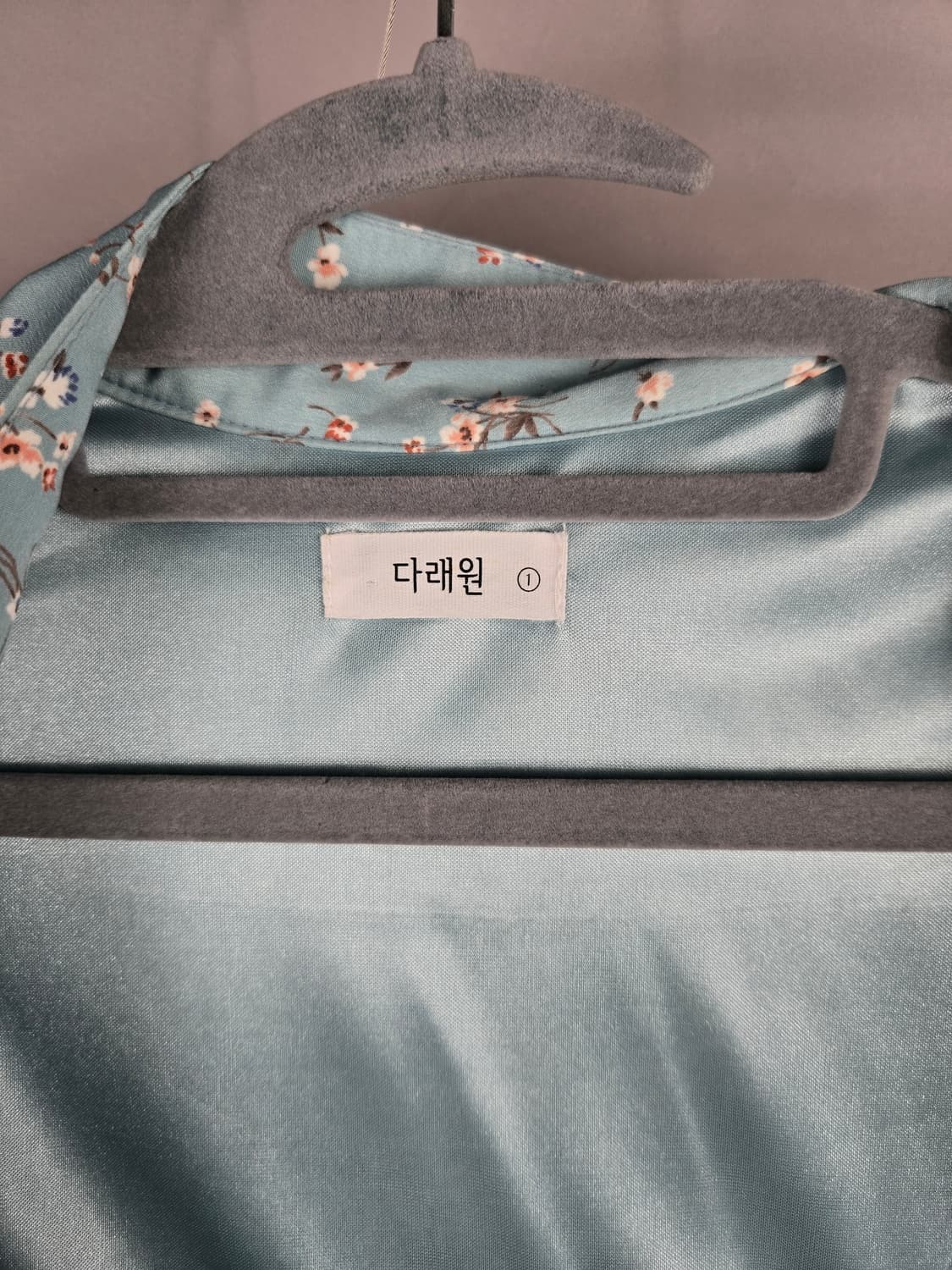 [무료배송]다래원 1 여성 플라워 생활 한복 철릭 롱 원피스 상품이미지10