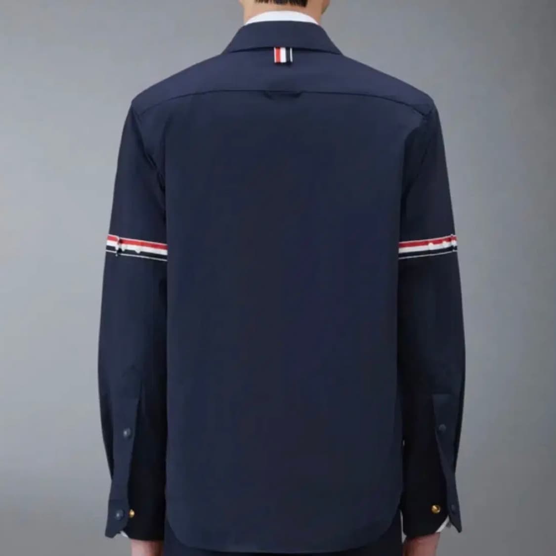 [S+급/0] 톰브라운 암밴드 셔츠자켓 네이비 상품이미지10