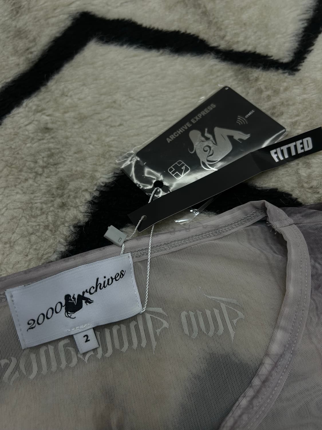 [2]2000아카이브스 시스루 반팔 상품이미지5