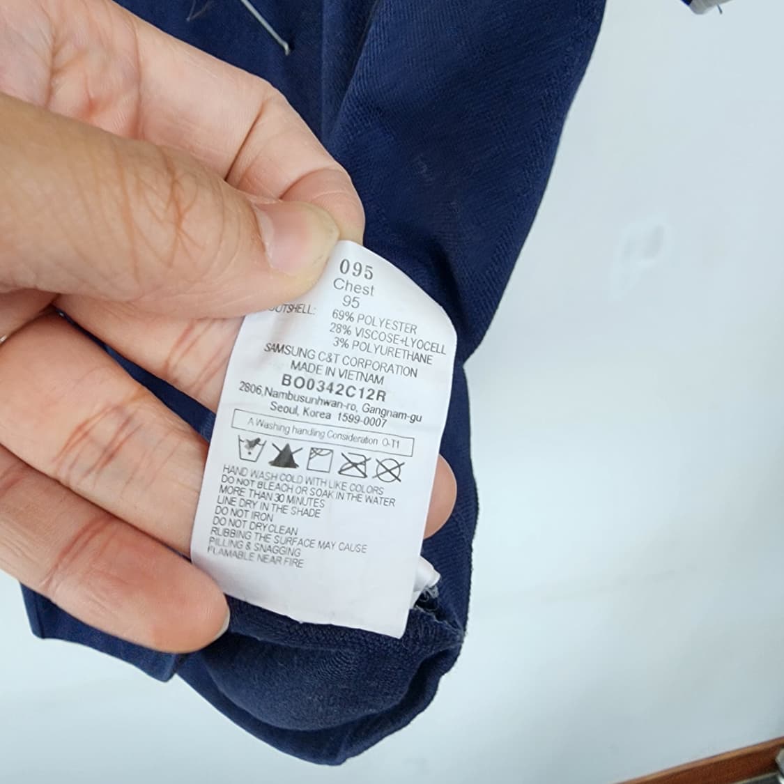 빈폴 네이비 카라 반팔 티셔츠 상품이미지9