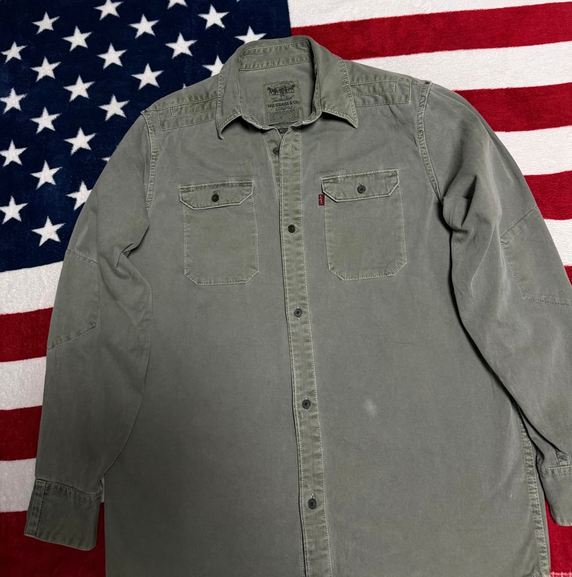 리바이스 밀리터리 헤비 코튼셔츠 Levi’s Vintage Shirt 상품이미지8