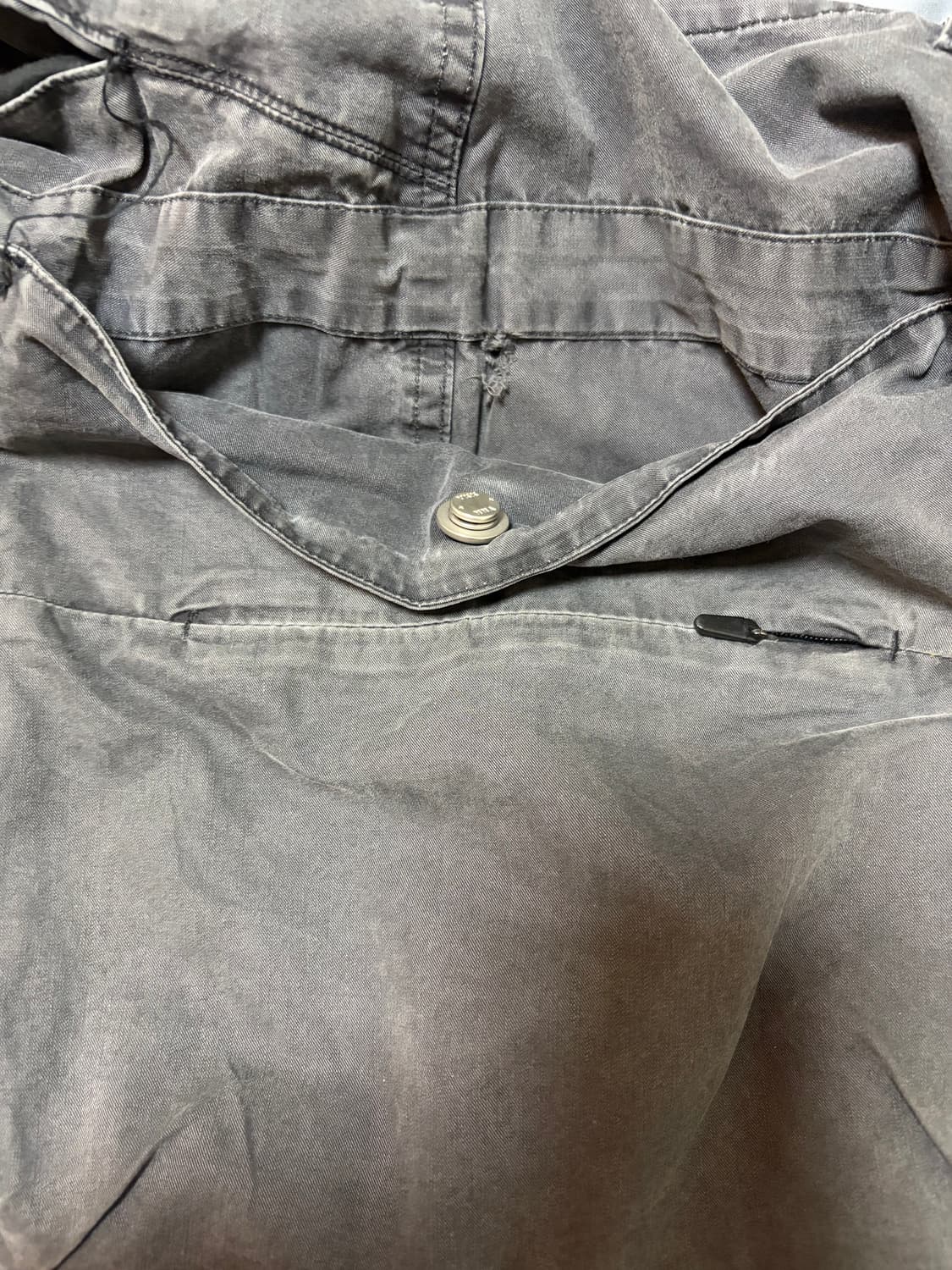 급처) HATCHINGROOM Big Cargo Pants gray 상품이미지5