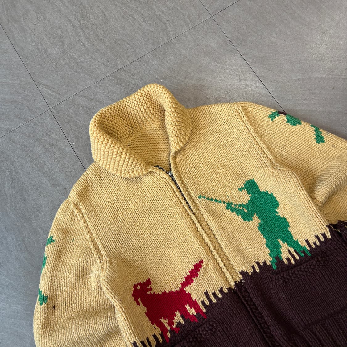 60~70년대 캐나다 생산 빈티지 헌팅 코위찬 자켓 상품이미지2