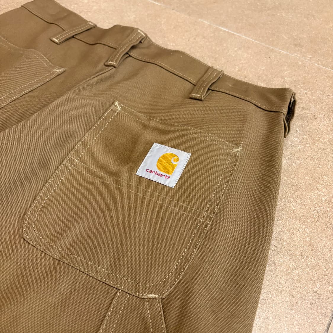 칼하트 더블니 베이지 팬츠 상품이미지3