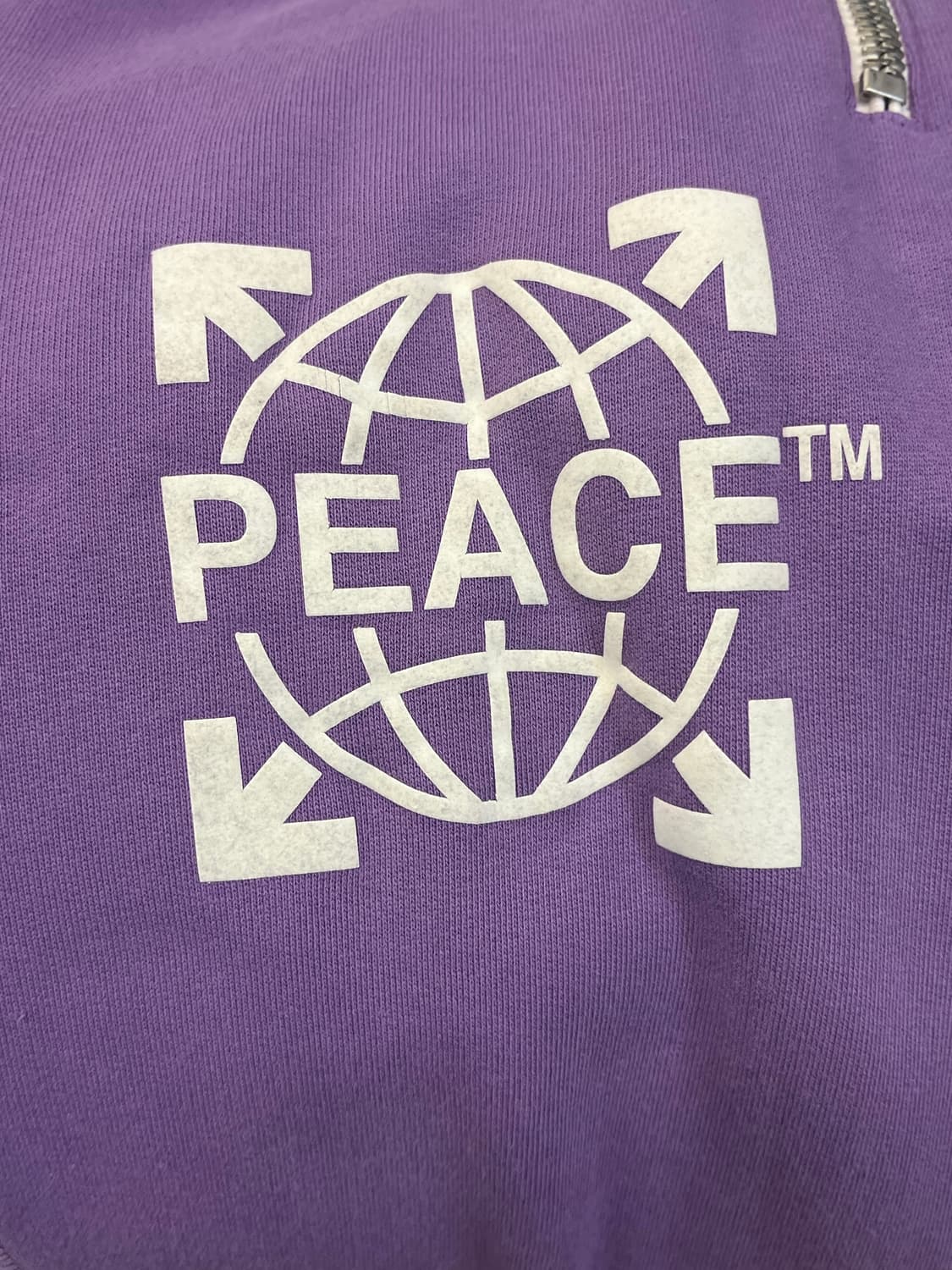 오프화이트 기모 조거 팬츠 퍼플 S #csz2635 상품이미지5