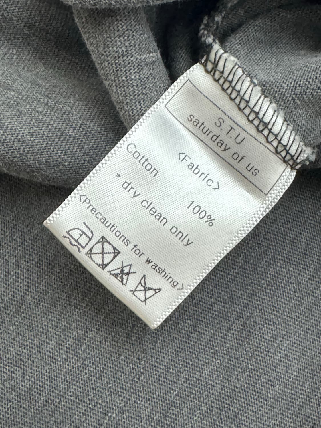 •STU 빈티지워싱 프린팅 티셔츠 상품이미지5