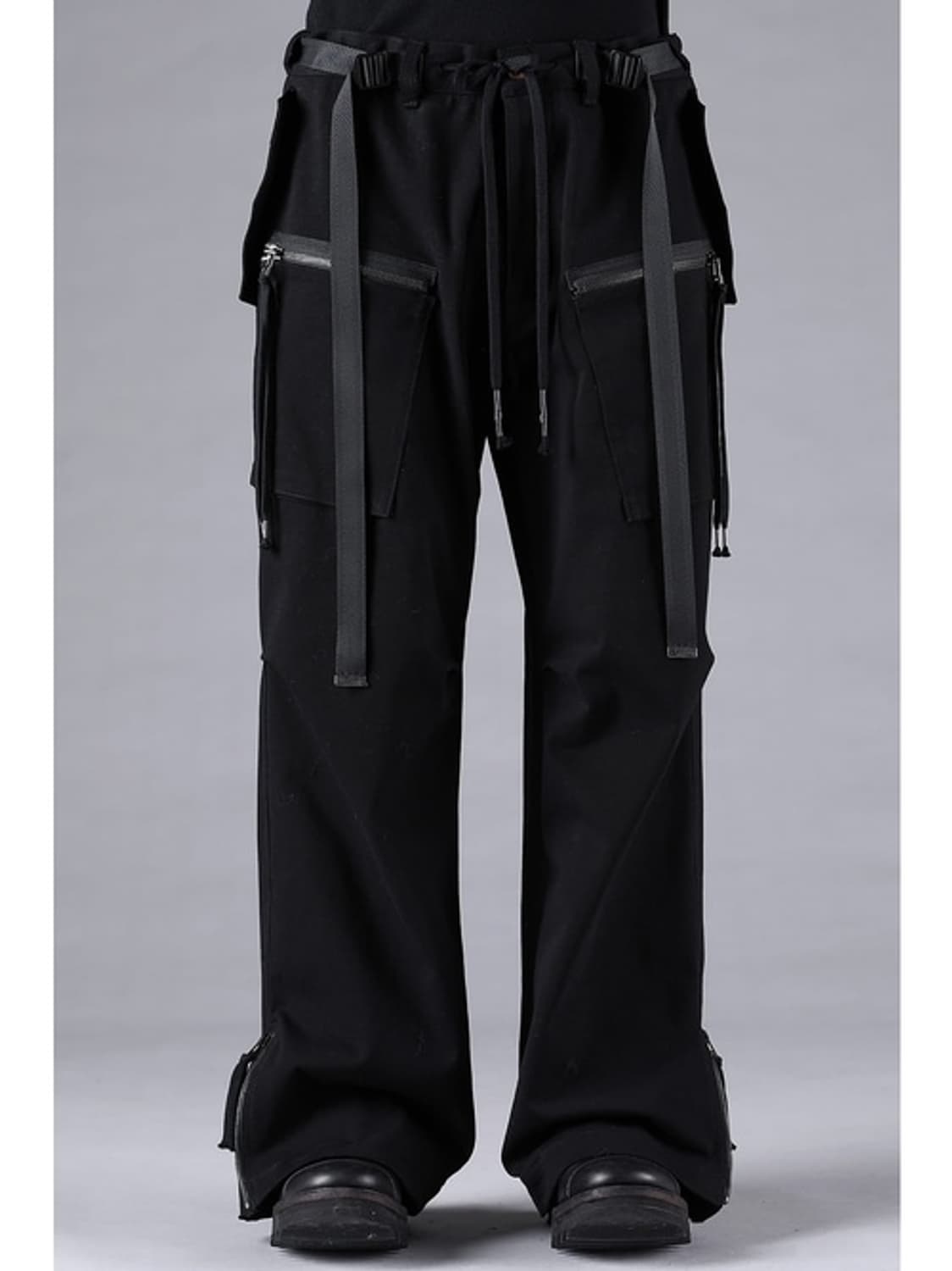 새상품 D.hygen 헤비져지 블랙 배기진 2size 상품이미지9