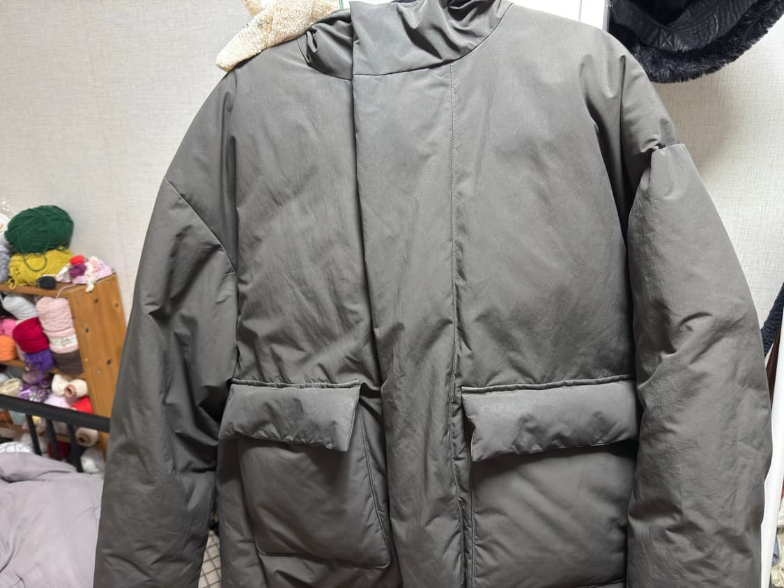 어나더 오피스 2nd 구스다운 파카 pewter색상 2사이즈 판매합니다 상품이미지1