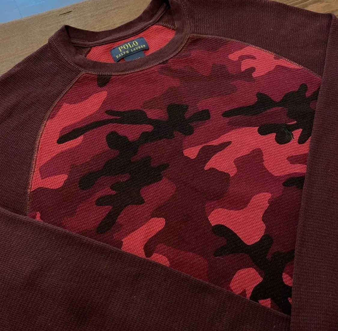 폴로 와플티 롱슬리브 상품이미지2