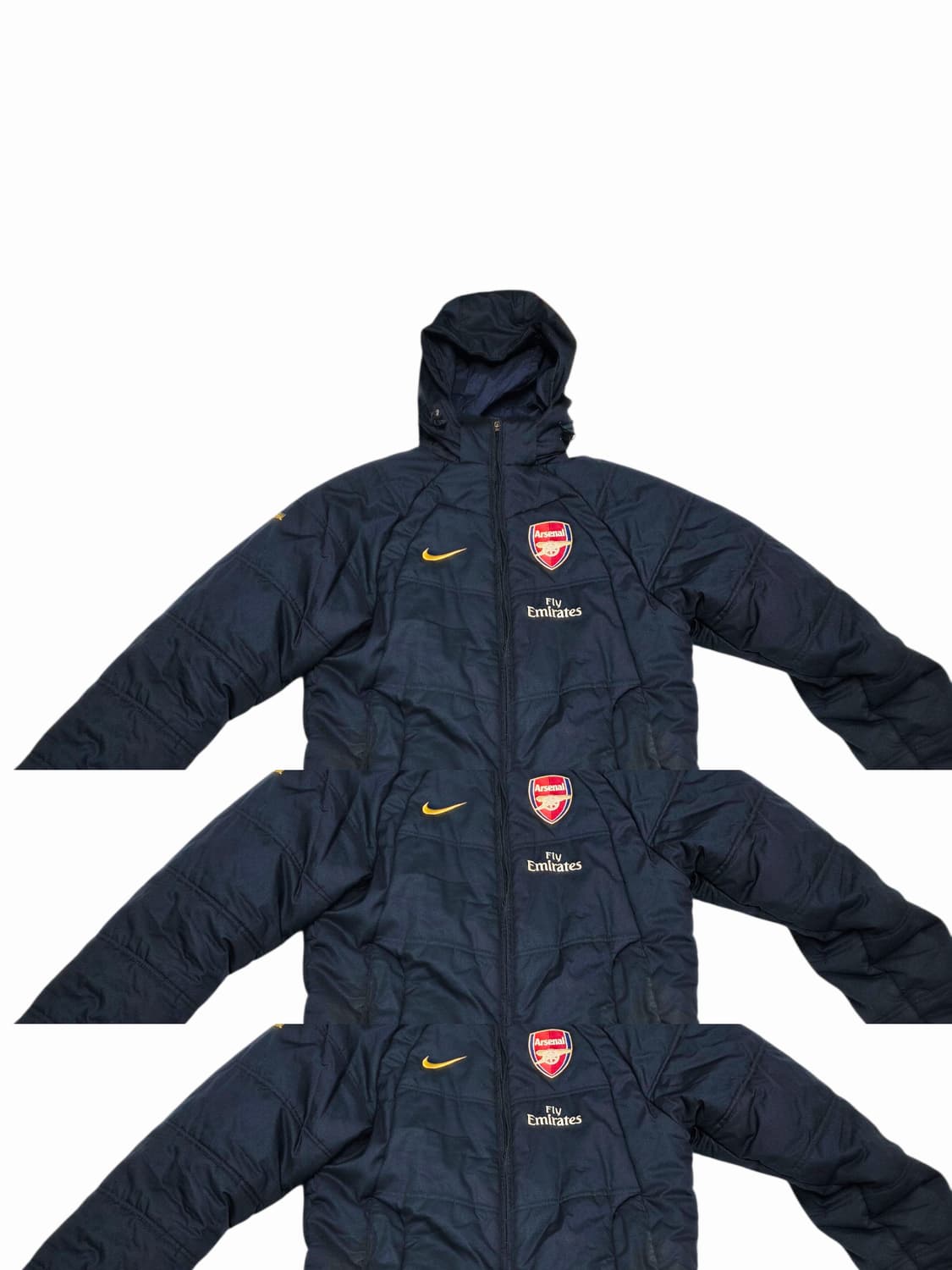 나이키 아스날 패딩 네이비 남자 M 67 55 실측 상품이미지2