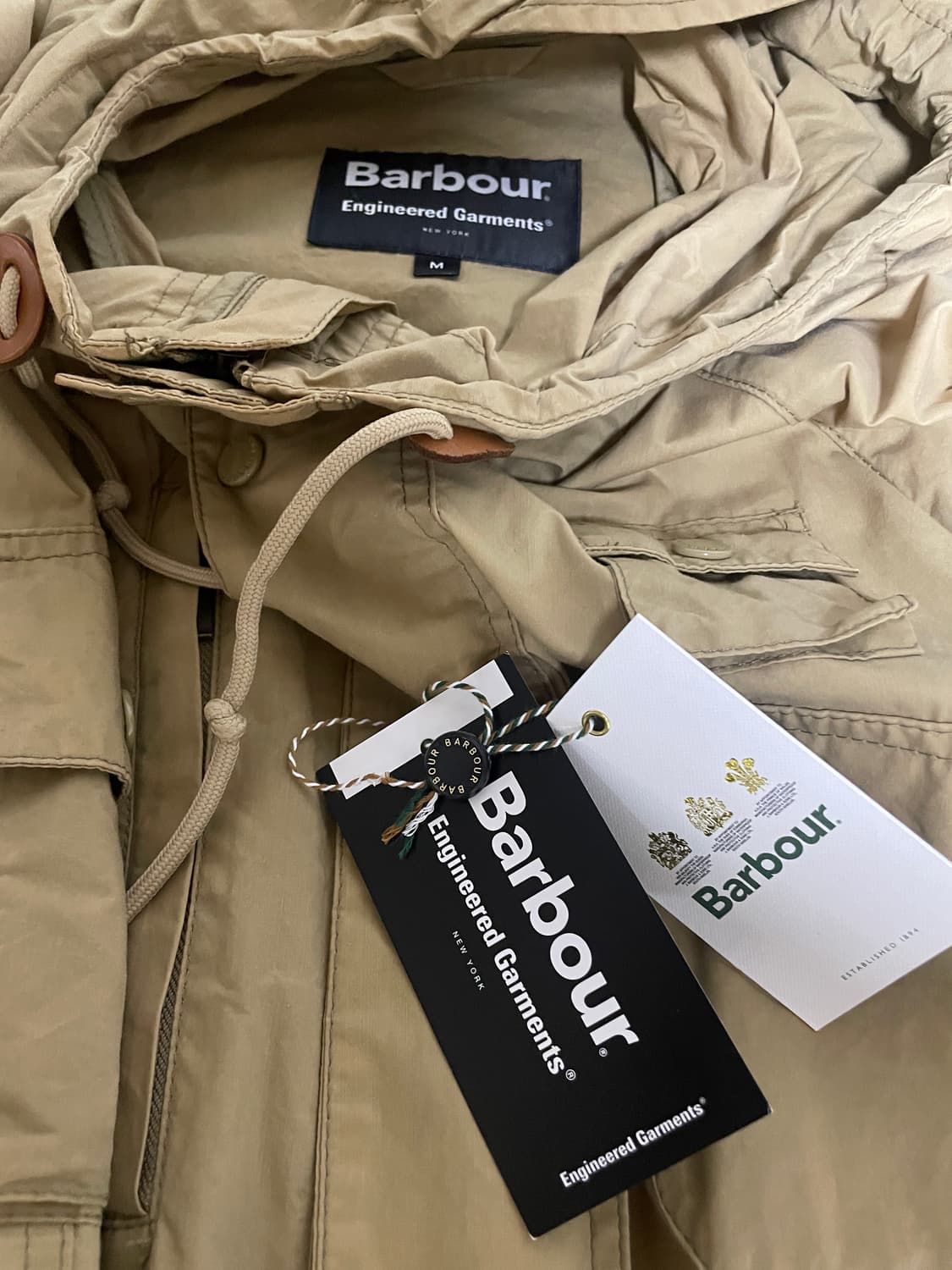 바버 엔지니어드가먼츠 톰슨 자켓 샌드 m 상품이미지2