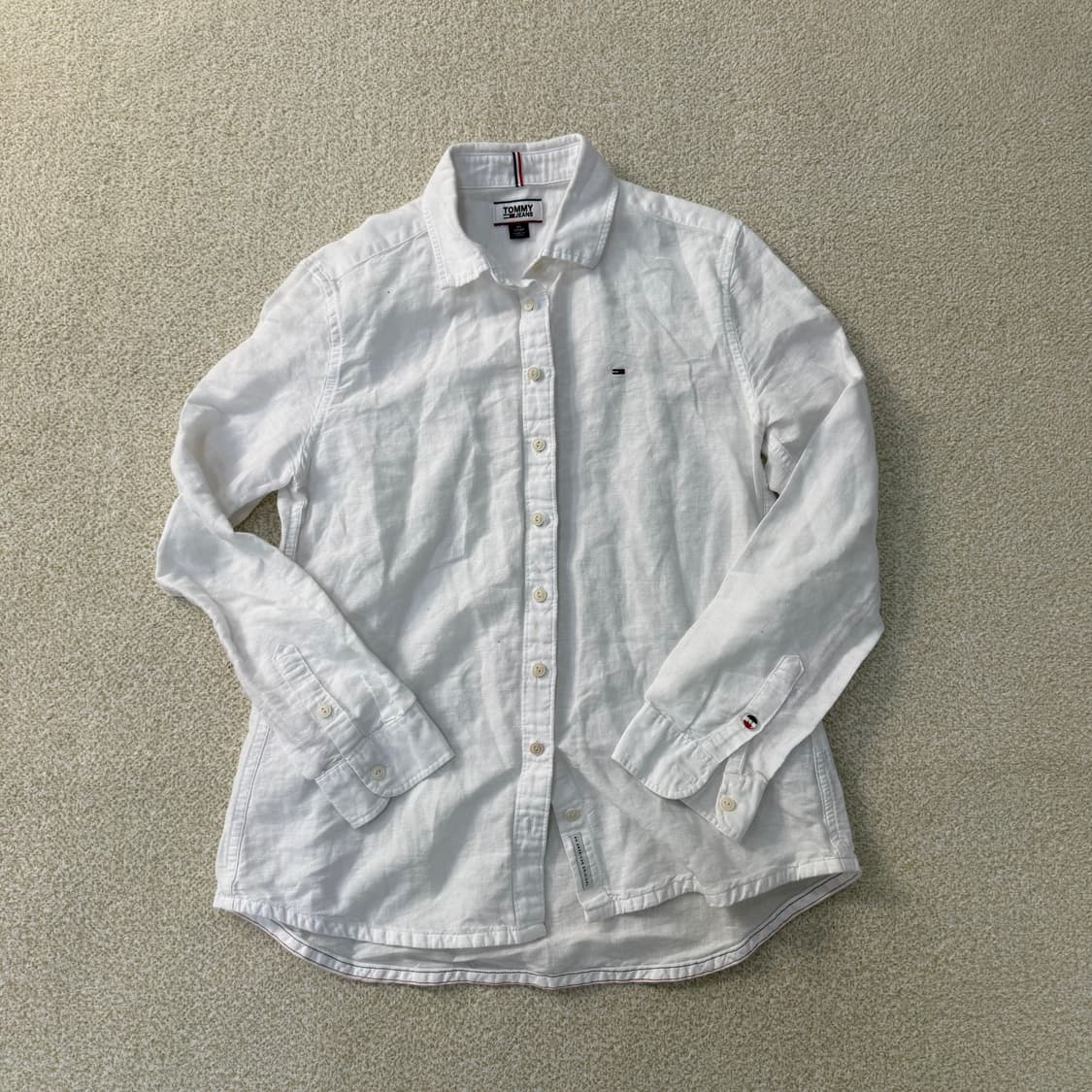 XS 타미힐피거 린넨 셔츠 0225T1 상품이미지1