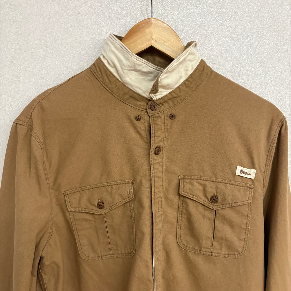 Thursday Island 브라운 남방 L 상품이미지3