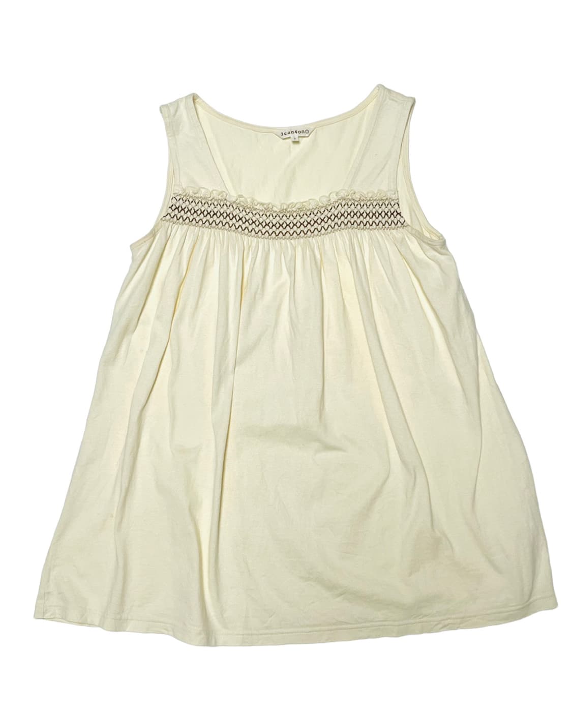 Ivory banding sleeveless 상품이미지1