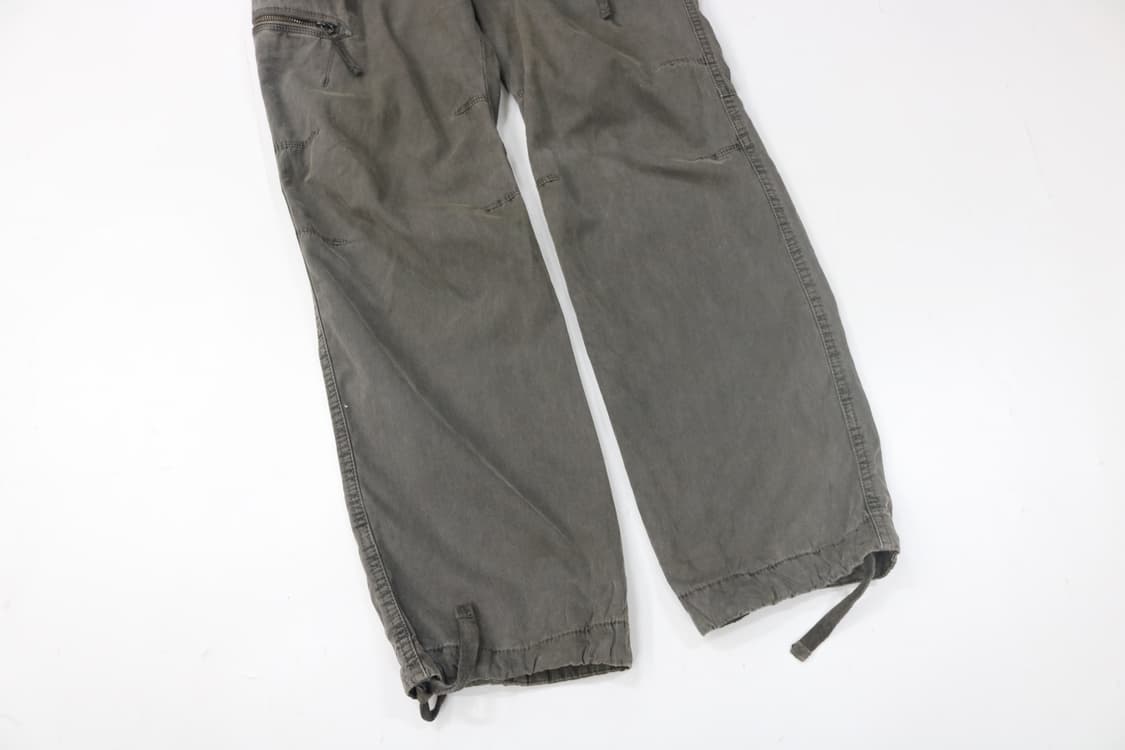 빈티지 차콜 그레이 멀티 포켓 스트링 카고 팬츠 상품이미지5