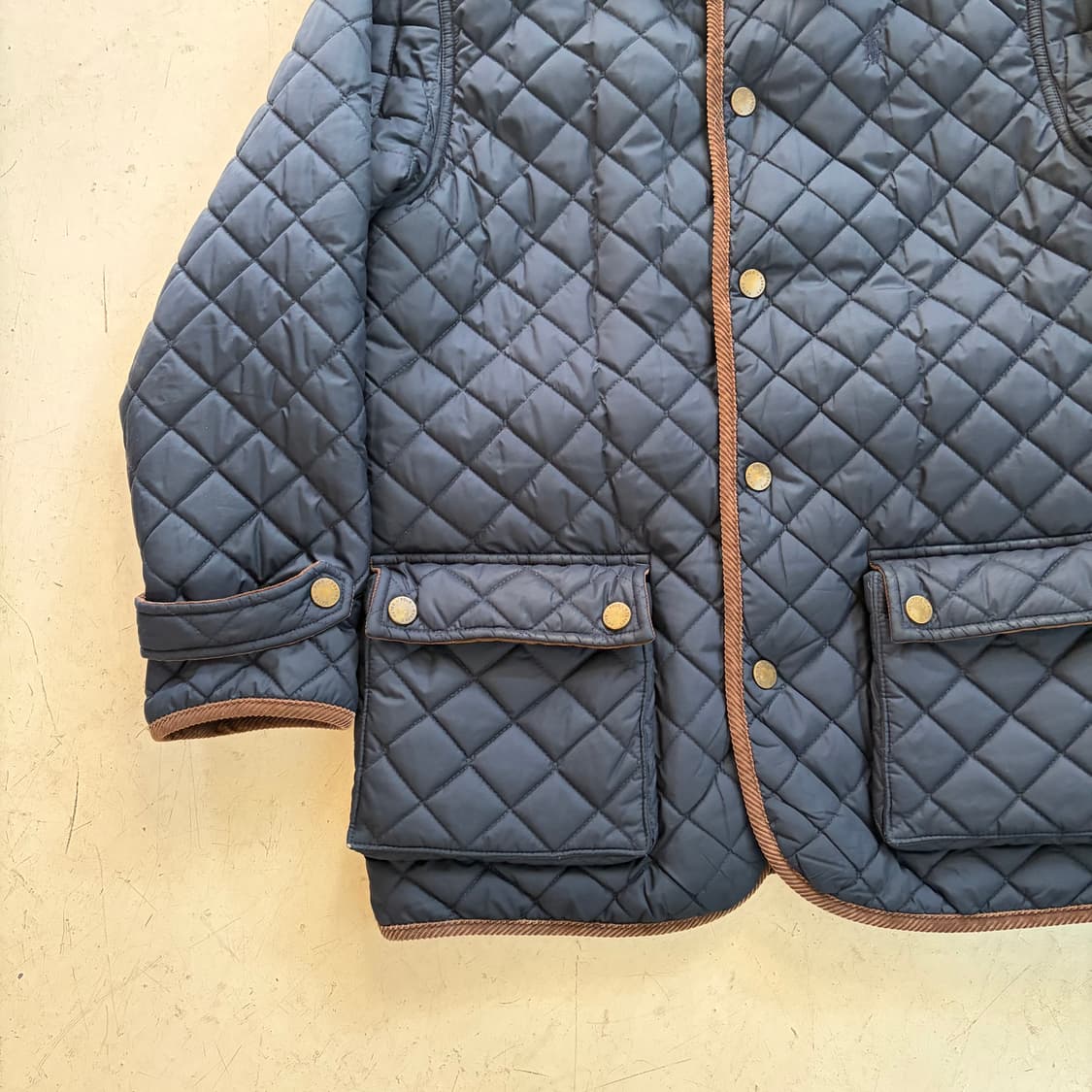 폴로 랄프로렌 빈티지 퀄팅 자켓 M 상품이미지3