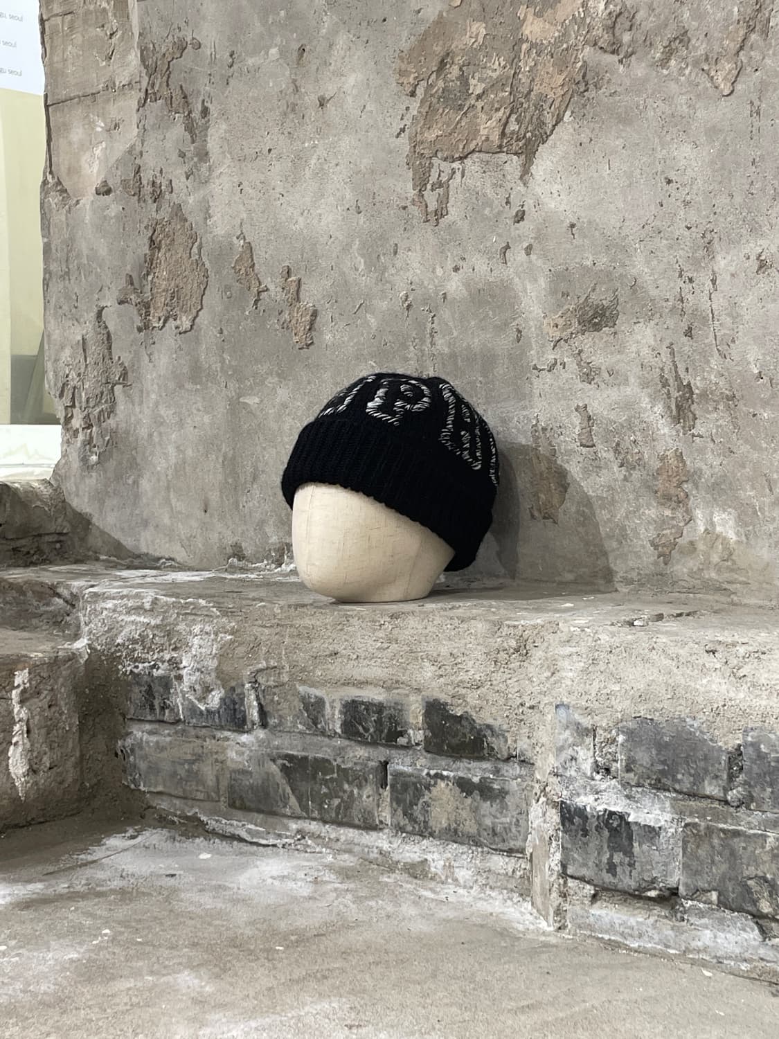 슈프림 23F/W 블랙 트위스트 비니 상품이미지3