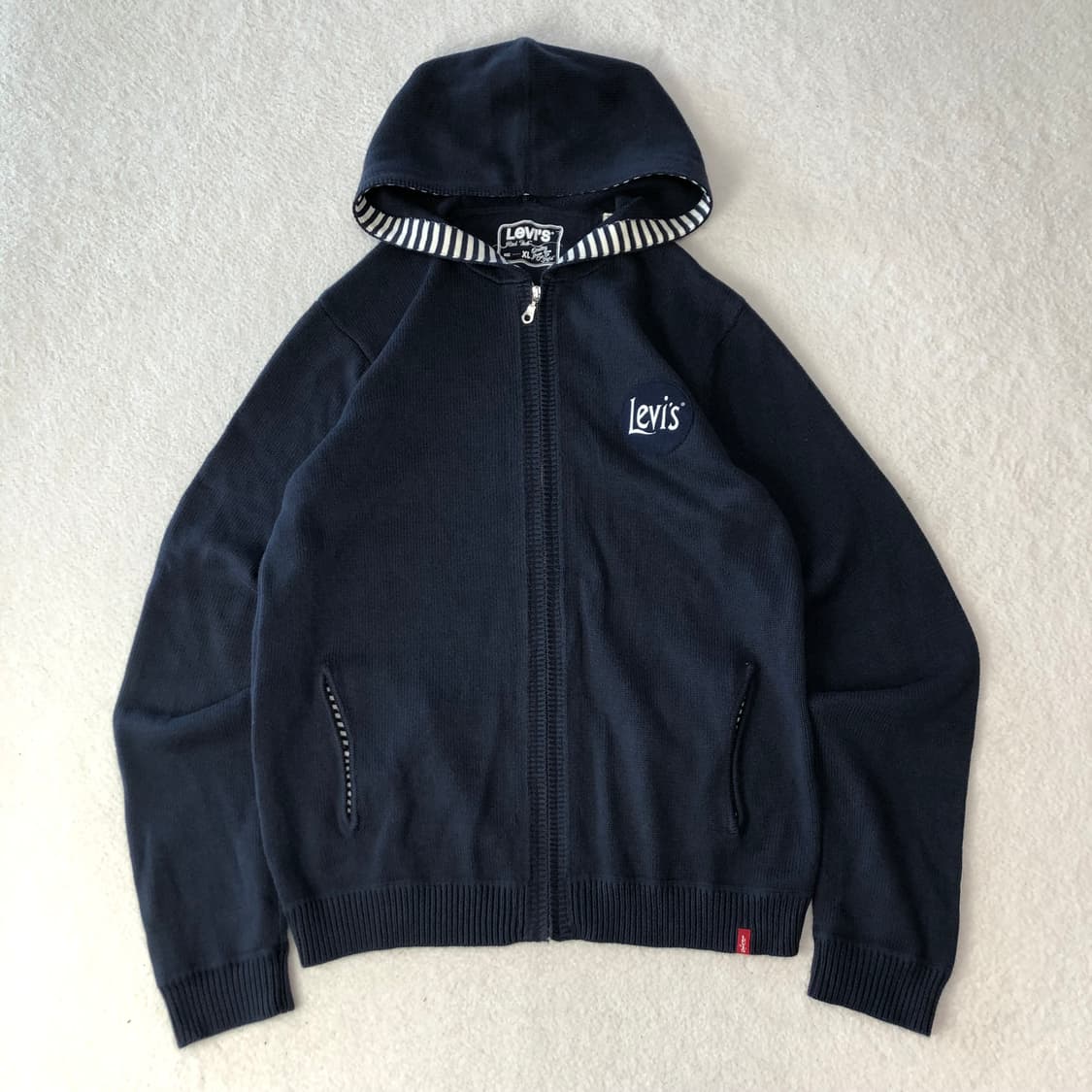 리바이스 니트 후드집업  상품이미지1