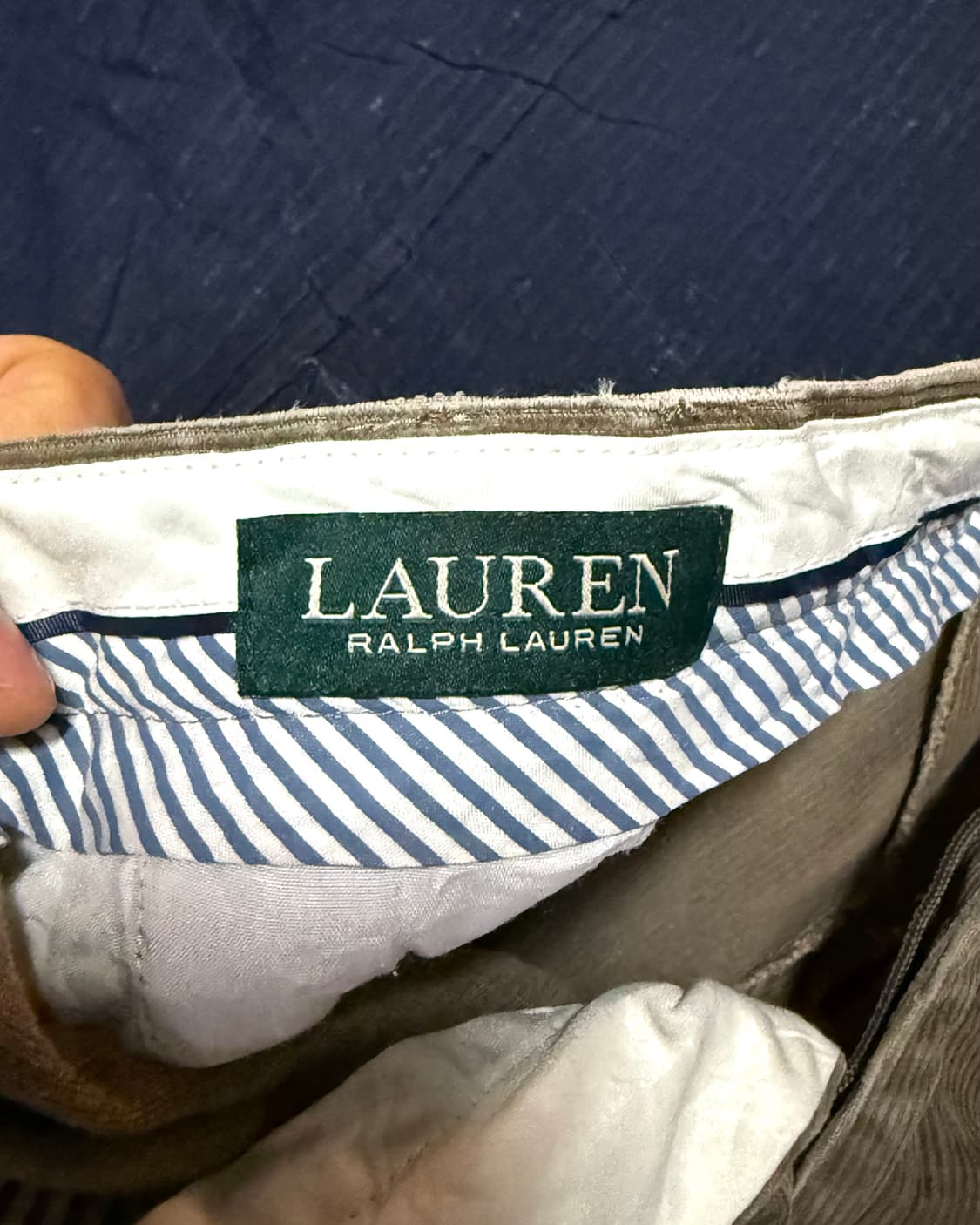 90‘s 로렌 랄프로렌 투턱 코듀로이 앤드류 팬츠 34 상품이미지5