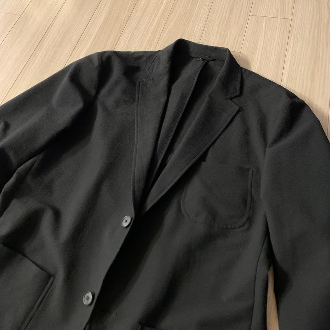 무인양품 시어서커 블랙셋업 L 상품이미지3