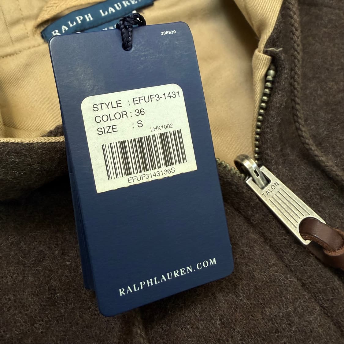 polo 랄프로렌 폴로 우먼스 리버시블 후드 코트 s 상품이미지3