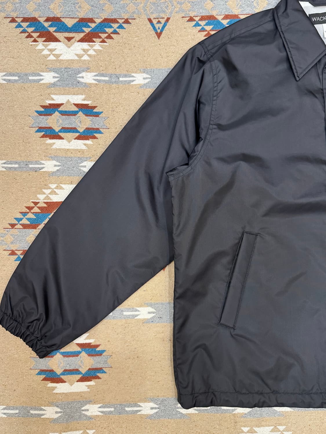 [XL] 와코마리아 x 다크나이트 트릴로지 코치자켓 블랙(조커) 상품이미지6