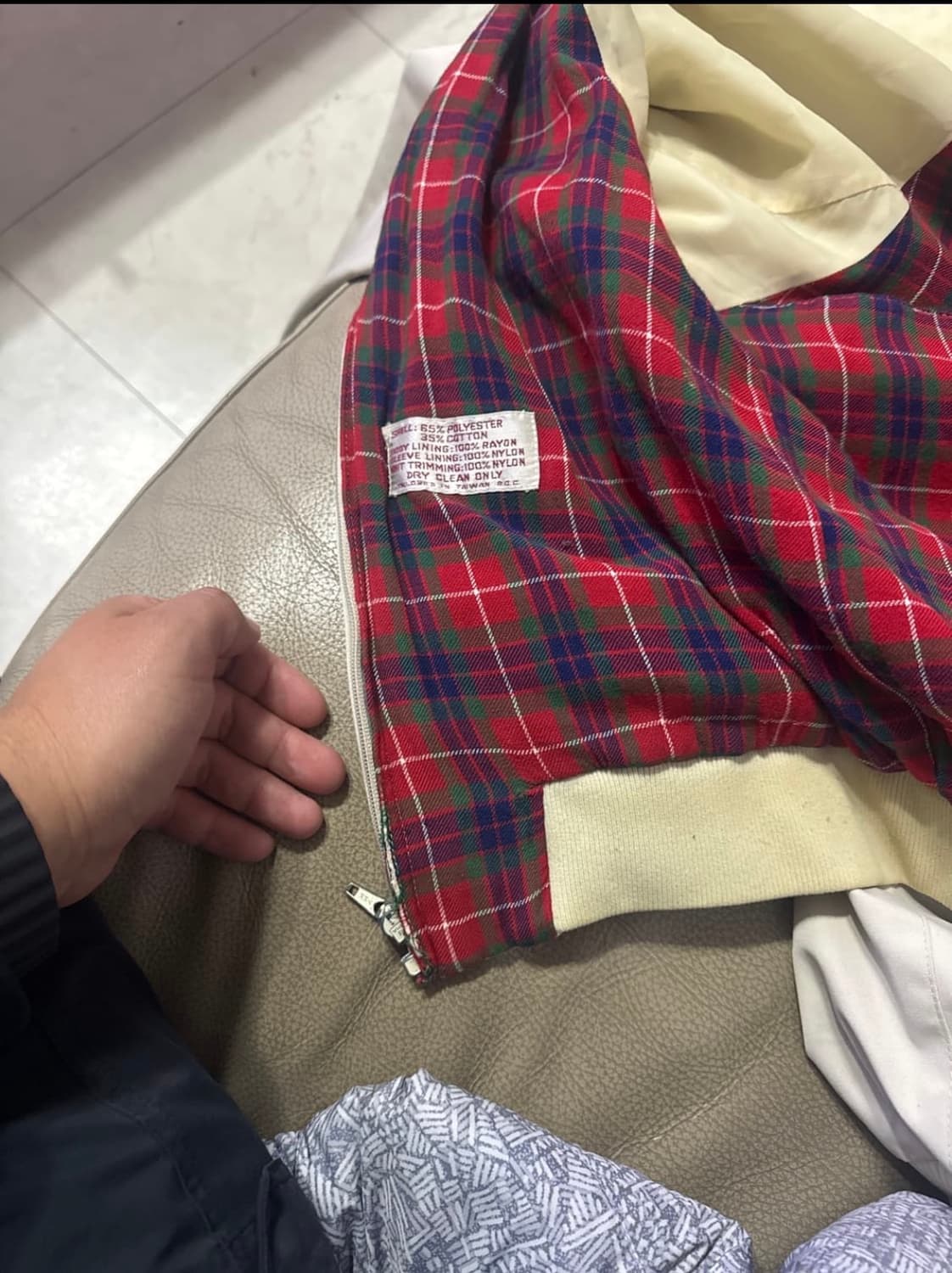 바라쿠다 g9자켓 베이지 42사이즈 상품이미지4