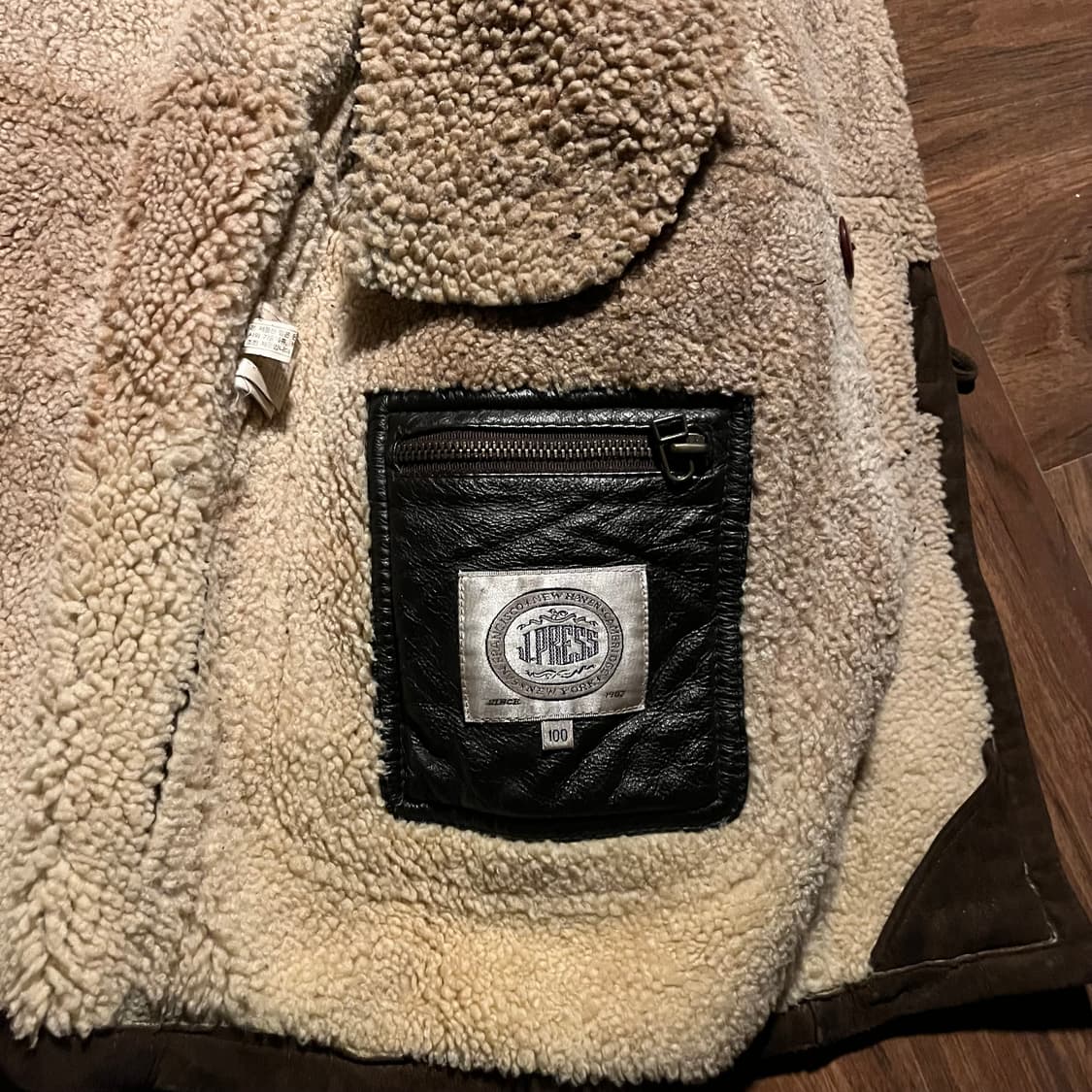 J.PRESS Lambskin Shearling Coat L 상품이미지7